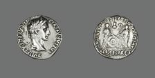 Denarius (Coin) Portraying Emperor Augustus, 2 BCE-4 CE. Creator: Unknown