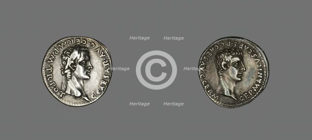 Denarius (Coin) Portraying Emperor Gaius (Caligula), 37-38. Creator: Unknown.