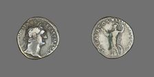 Denarius (Coin) Portraying Emperor Domitian, 88-89. Creator: Unknown