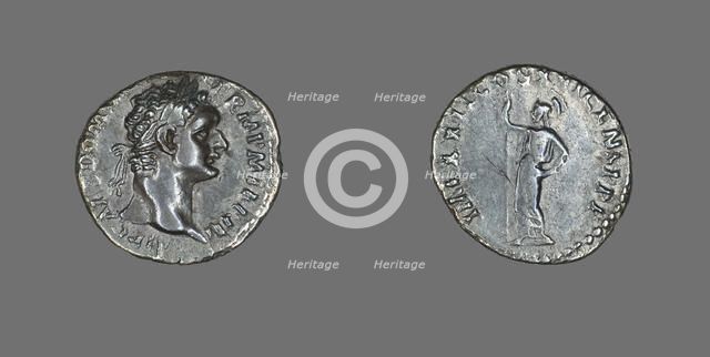 Denarius (Coin) Portraying Emperor Domitian, 93-94. Creator: Unknown.