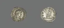 Denarius (Coin) Portraying Emperor Elagabalus, 218-222. Creator: Unknown