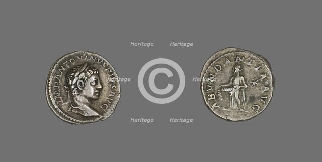 Denarius (Coin) Portraying Emperor Elagabalus, 222. Creator: Unknown.