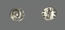 Denarius (Coin) Portraying Emperor Titus, 72-73. Creator: Unknown