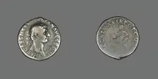 Denarius (Coin) Portraying Emperor Trajan, 98-99. Creator: Unknown