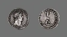Denarius (Coin) Portraying Emperor Trajan, October 103-October 111, probably 106-107, issued by Traj Creator: Unknown