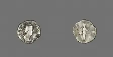 Denarius (Coin) Portraying Empress Faustina the Elder, 141. Creator: Unknown
