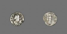 Denarius (Coin) Portraying Empress Faustina the Elder, 141. Creator: Unknown