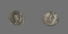 Denarius (Coin) Portraying Empress Julia Maesa, 218. Creator: Unknown