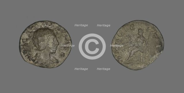 Denarius (Coin) Portraying Julia Maesa, 223. Creator: Unknown.