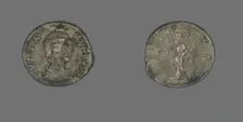Denarius (Coin) Portraying Julia Domna, 193-217. Creator: Unknown