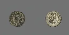 Denarius (Coin) Portraying Julia Soaemias, 218-219. Creator: Unknown