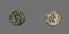 Denarius (Coin) Portraying Julia Soaemias, 218-219. Creator: Unknown