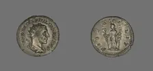 Denarius (Coin) Portraying King Philip II, 244-247. Creator: Unknown