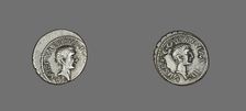 Denarius (Coin) Portraying Lepidus, 42 BCE. Creator: Unknown