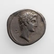 Denarius, about 30 B.C. Creator: Unknown