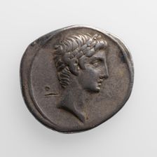 Denarius, about 30 B.C. Creator: Unknown