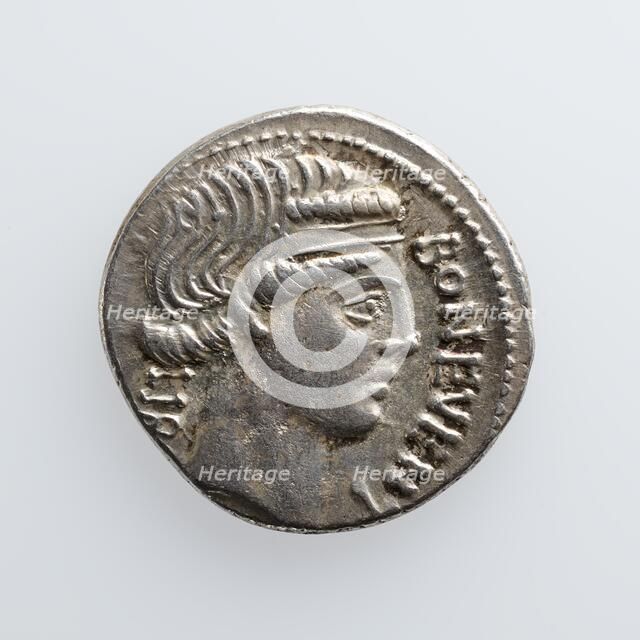 Denarius I. Scribonius Libo, 55 B.C. Creator: Unknown.