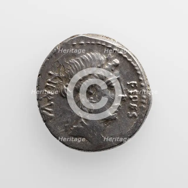 Denarius of Aulus Licinus Nerva, 47 B.C. Creator: Unknown.