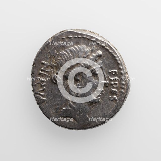 Denarius of Aulus Licinus Nerva, 47 B.C. Creator: Unknown.