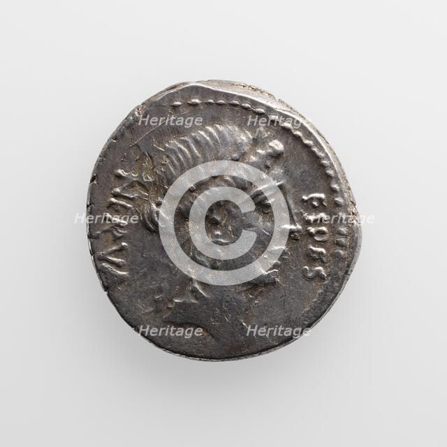 Denarius of Aulus Licinus Nerva, 47 B.C. Creator: Unknown.