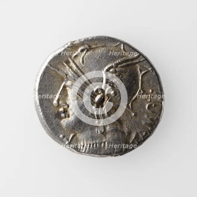 Denarius of M. Baebius Tampilus, about 137 B.C. Creator: Unknown.