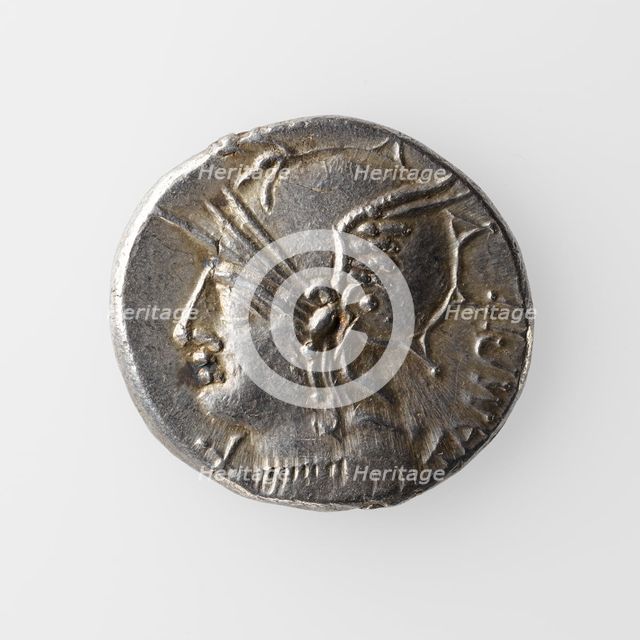 Denarius of M. Baebius Tampilus, about 137 B.C. Creator: Unknown.