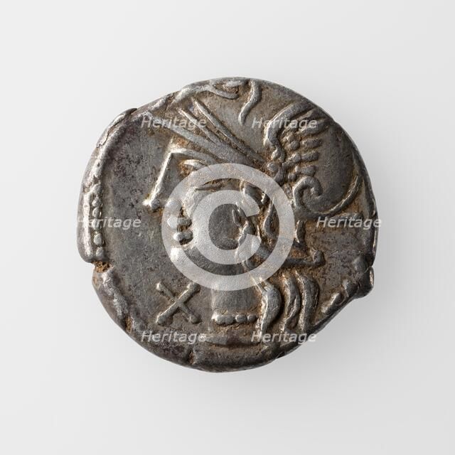Denarius of M. Baebius Tampilus, about 137 B.C. Creator: Unknown.