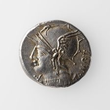 Denarius of M. Baebius Tampilus, about 137 B.C. Creator: Unknown