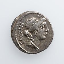 Denarius of Mn. Acilius, 49 B.C. Creator: Unknown