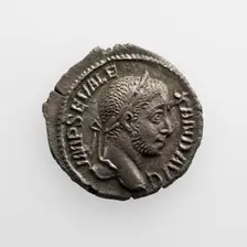 Denarius of Severus Alexander, A.D. 222-235. Creator: Unknown