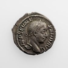 Denarius of Severus Alexander, A.D. 222-235. Creator: Unknown