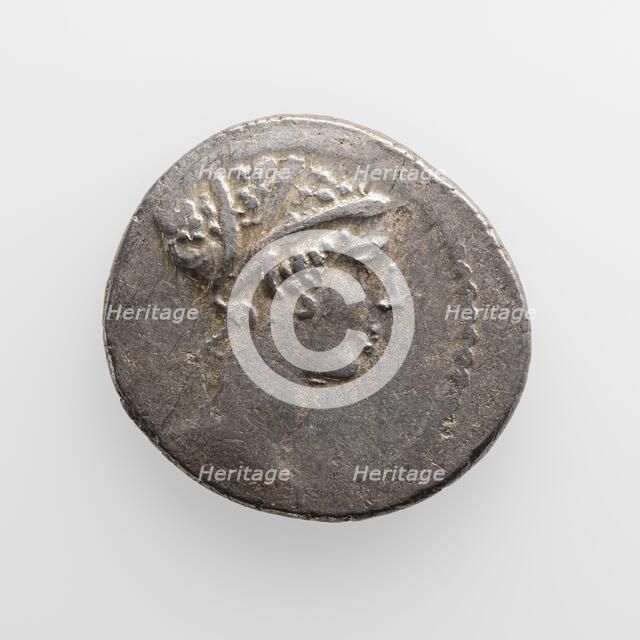 Denarius of T. Carisius, about 46 B.C. Creator: Unknown.