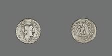 Denarius Serratus (Coin) Depicting the God Vulcan, 105 BCE. Creator: Unknown