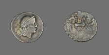 Denarius Serratus (Coin) Depicting the Goddess Venus, about 79 BCE. Creator: Unknown