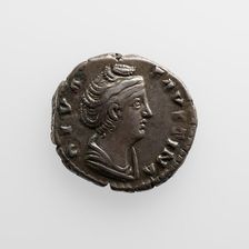 Denarius with Faustina the Elder, after 141. Creator: Unknown