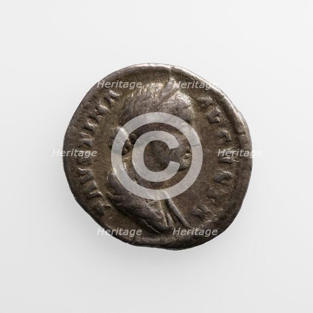 Denarius with Faustina the Younger, A.D. 130-175. Creator: Unknown.