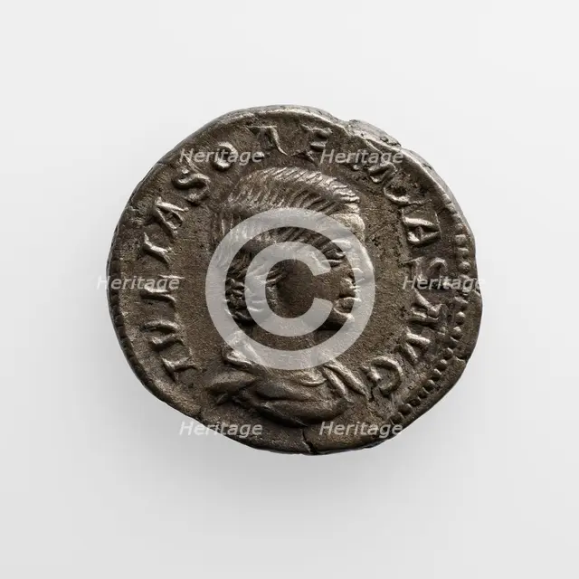 Denarius with Julia Soaemias, A.D. 218-222. Creator: Unknown.