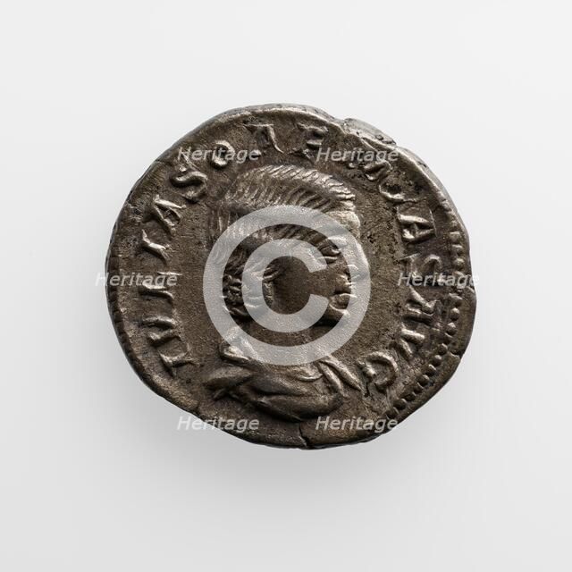 Denarius with Julia Soaemias, A.D. 218-222. Creator: Unknown.