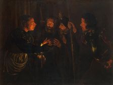 Denial of St Peter, 1620. Creator: Gerard Seghers