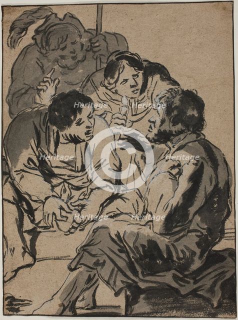 Denial of St. Peter, between 1596 and 1674. Creator: Leonard Bramer.