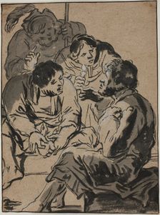 Denial of St. Peter, between 1596 and 1674. Creator: Leonard Bramer