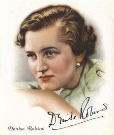 Denise Robins, 1937. Artists: Unknown, WD & HO Wills