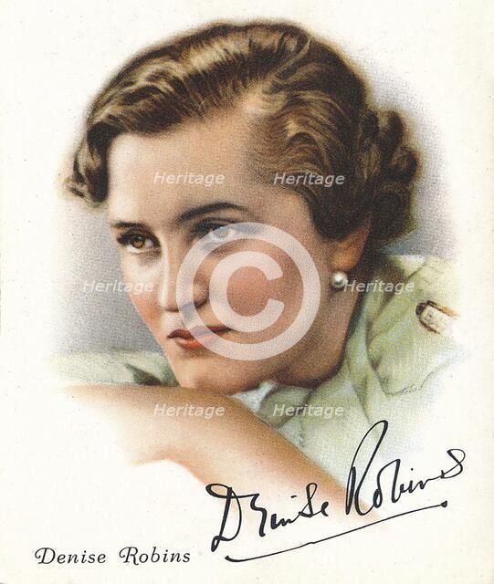 Denise Robins, 1937. Artists: Unknown, WD & HO Wills.