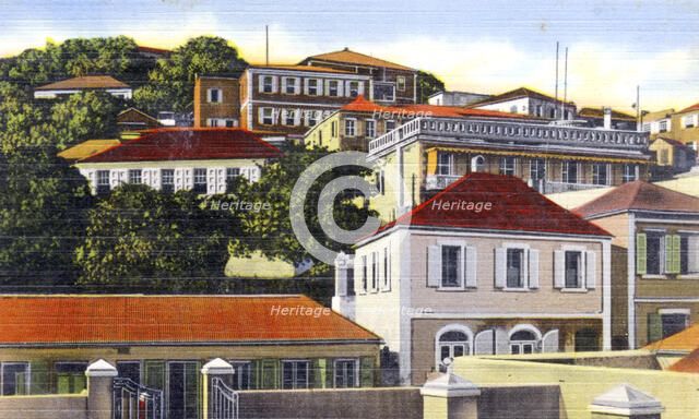 Denmark Hill, Charlotte Amalie, Saint Thomas, Virgin Islands, c1900s. Artist: Unknown