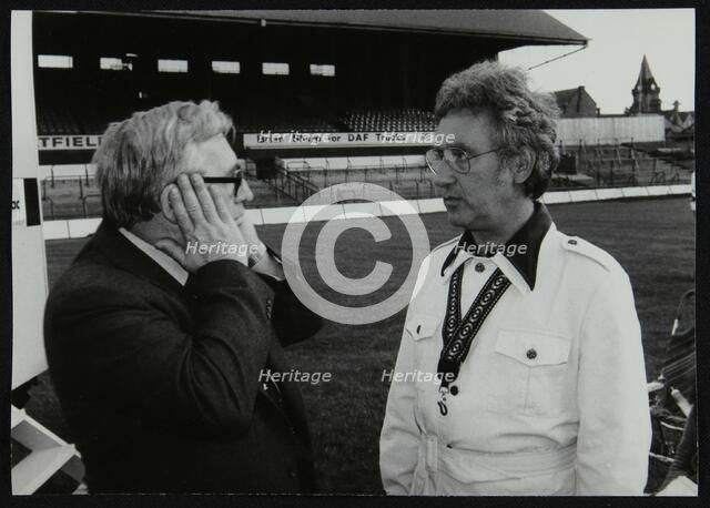 Dennis Mathews with Lee Konitz at the Newport Jazz Festival, Ayresome Park, Middlesbrough, 1978. Artist: Denis Williams