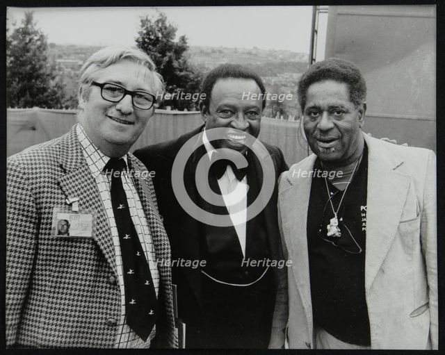 Dennis Matthews, Lionel Hampton and Dizzy Gillespie, Capital Radio Jazz Festival, London, 1979. Artist: Denis Williams
