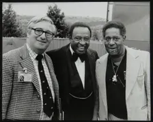 Dennis Matthews, Lionel Hampton and Dizzy Gillespie, Capital Radio Jazz Festival, London, 1979. Creator: Denis Williams
