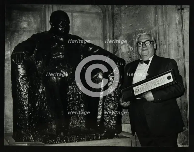 Dennis Matthews, publisher of jazz magazine Crescendo, at the Guildhall, London, 1992. Creator: Denis Williams.