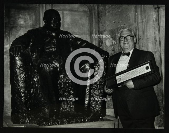 Dennis Matthews, publisher of jazz magazine Crescendo, at the Guildhall, London, 1992. Artist: Denis Williams