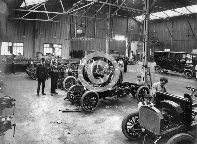 Dennis factory works at Guildford 1910. Creator: Unknown.